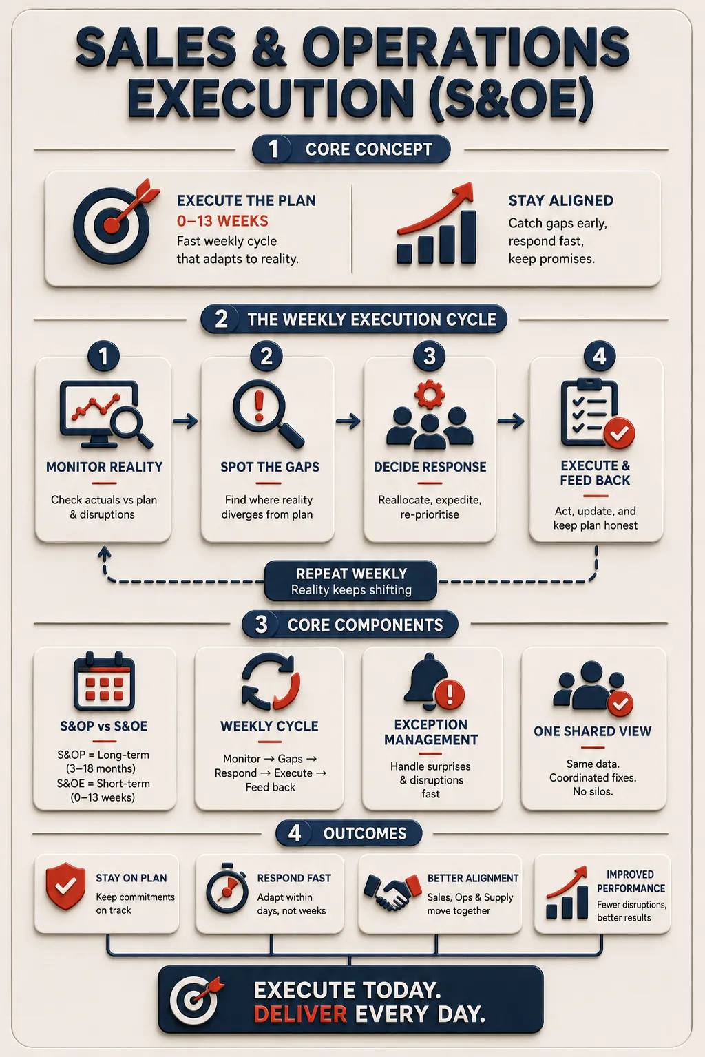 Sales & Operations Execution (S&OE) Summary