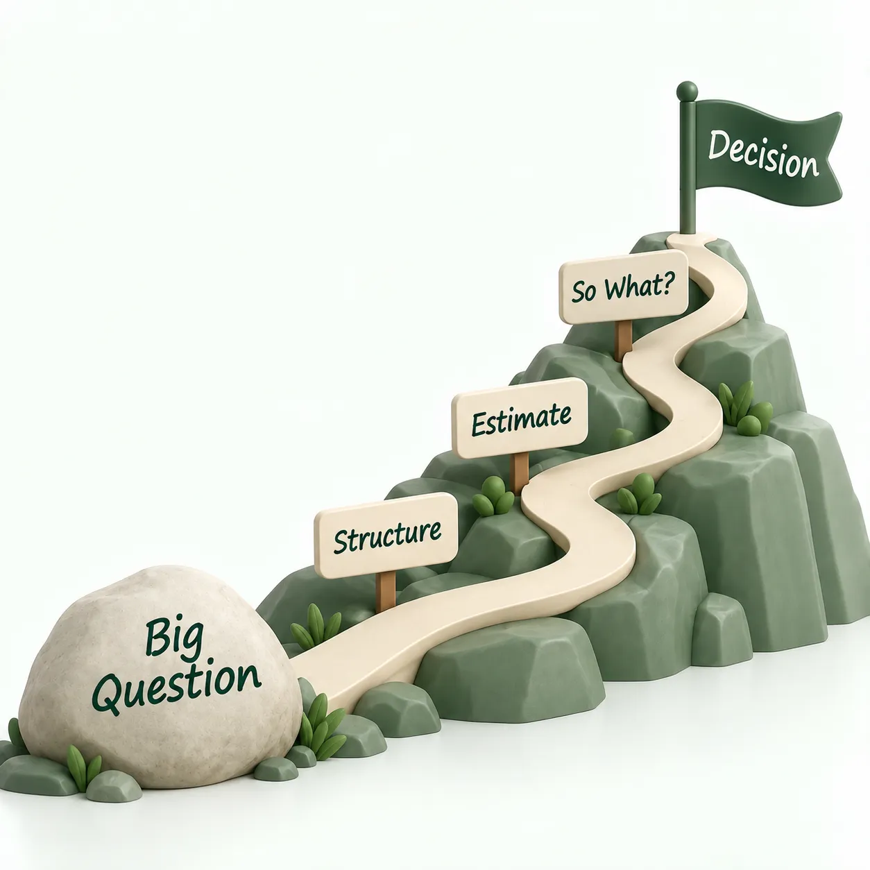 The Sizing-To-Decision Line